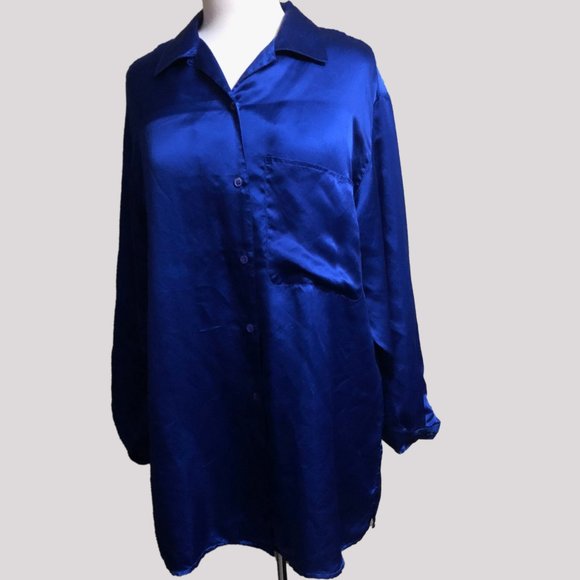 Vintage Carole Little for Saint-Tropez West Silk Blouse - Picture 1 of 3